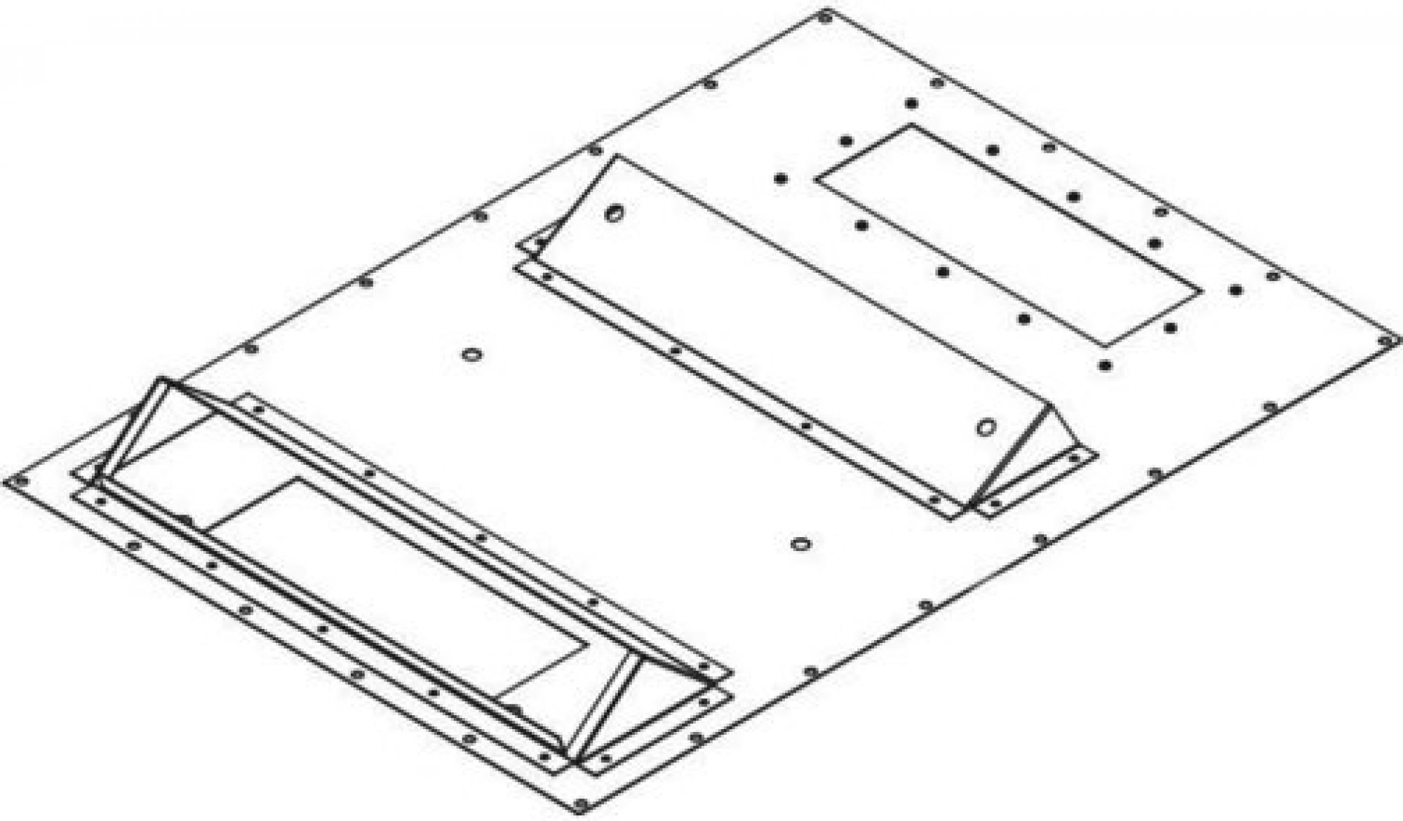 Redukce pro klim.X1,X2 600x800 do šířky rozv.šedá