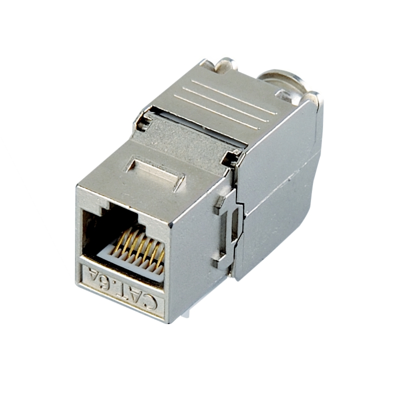 Obrázok Datacom Keystone RJ45 STP CAT6A samořezný SILVER (4045)