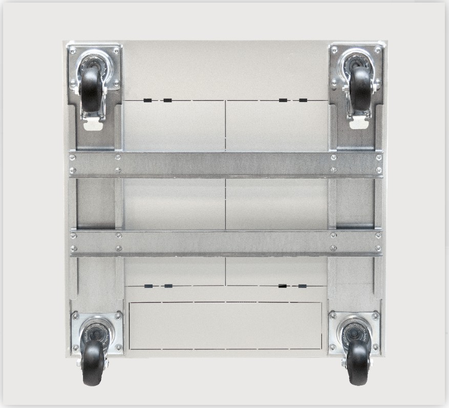 Kolečka s vyztužujícím rámem 600x600 pro RMA/RZA