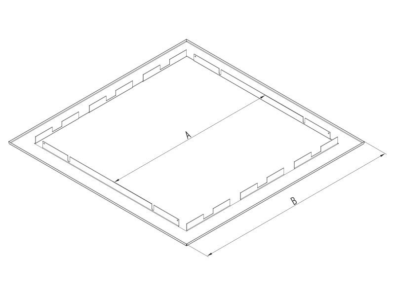 Sada pro zazdění RNA/SNA v.1000 RAL9003 hl.lesklá