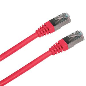 Obrázok Patch cord FTP cat5e 0,5M červený