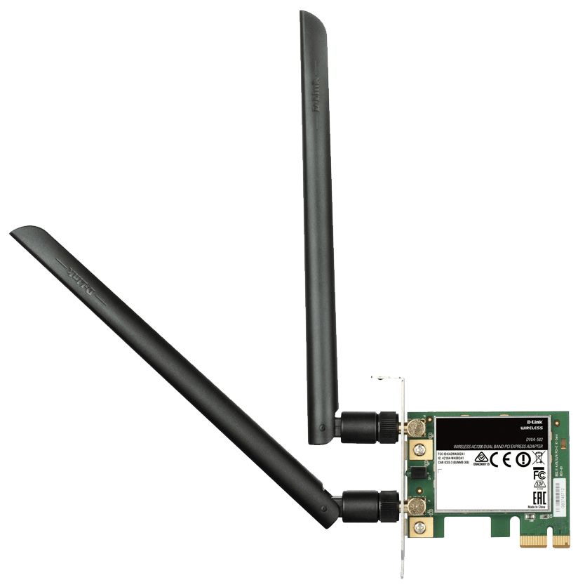 D-Link DWA-582 WiFi AC1200 DualBand PCIe Adapter