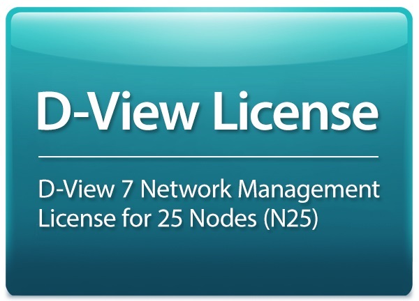 D-Link D-View 7 License for 25 Nodes