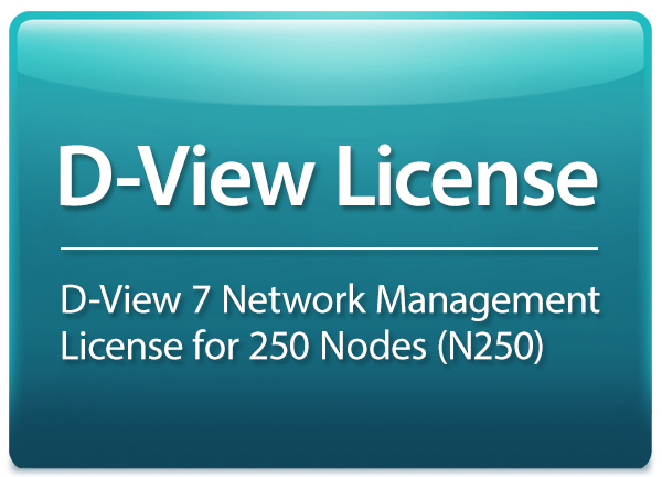 D-Link D-View 7 License for 250 Nodes