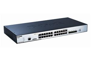 Obrázok D-Link DGS-3120-24TC 24-port Gb stackable L2 switch, 4x combo (DGS-3120-24TC/SI)