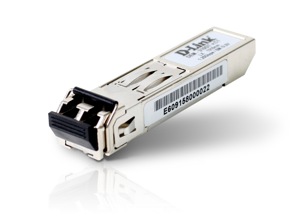 D-Link 1-port Mini-GBIC SFP to 1000BaseLX, 10km, DEM-310GT