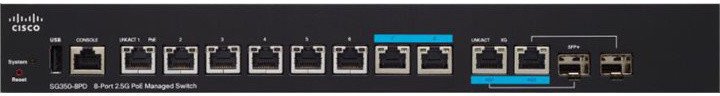 Obrázok Cisco SG350-8PD-K9-EU SG350-8PD-K9-EU