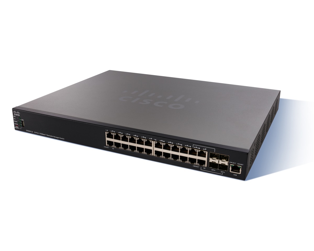 Obrázok Cisco SX550X-24 20x 10 GE copper ports4x 10 GE combo SX550X-24-k9-EU