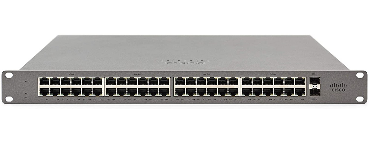 Obrázok CISCO Meraki GO - GS110-48P  48-Port PoE switch GS110-48P-HW-EU