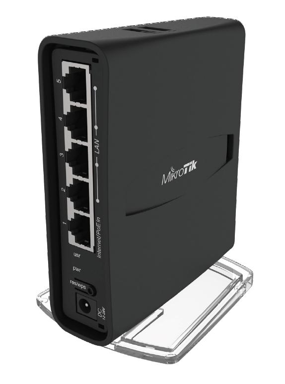 MikroTik RBD52G-5HacD2HnD-TC Duální 2,4/5GHz router hAP ac2 TowerCase