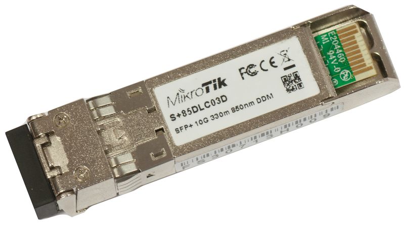 Obrázok MikroTik SFP+ modul S+85DLC03D, MM, 300m, 10Gbit S+85DLC03D