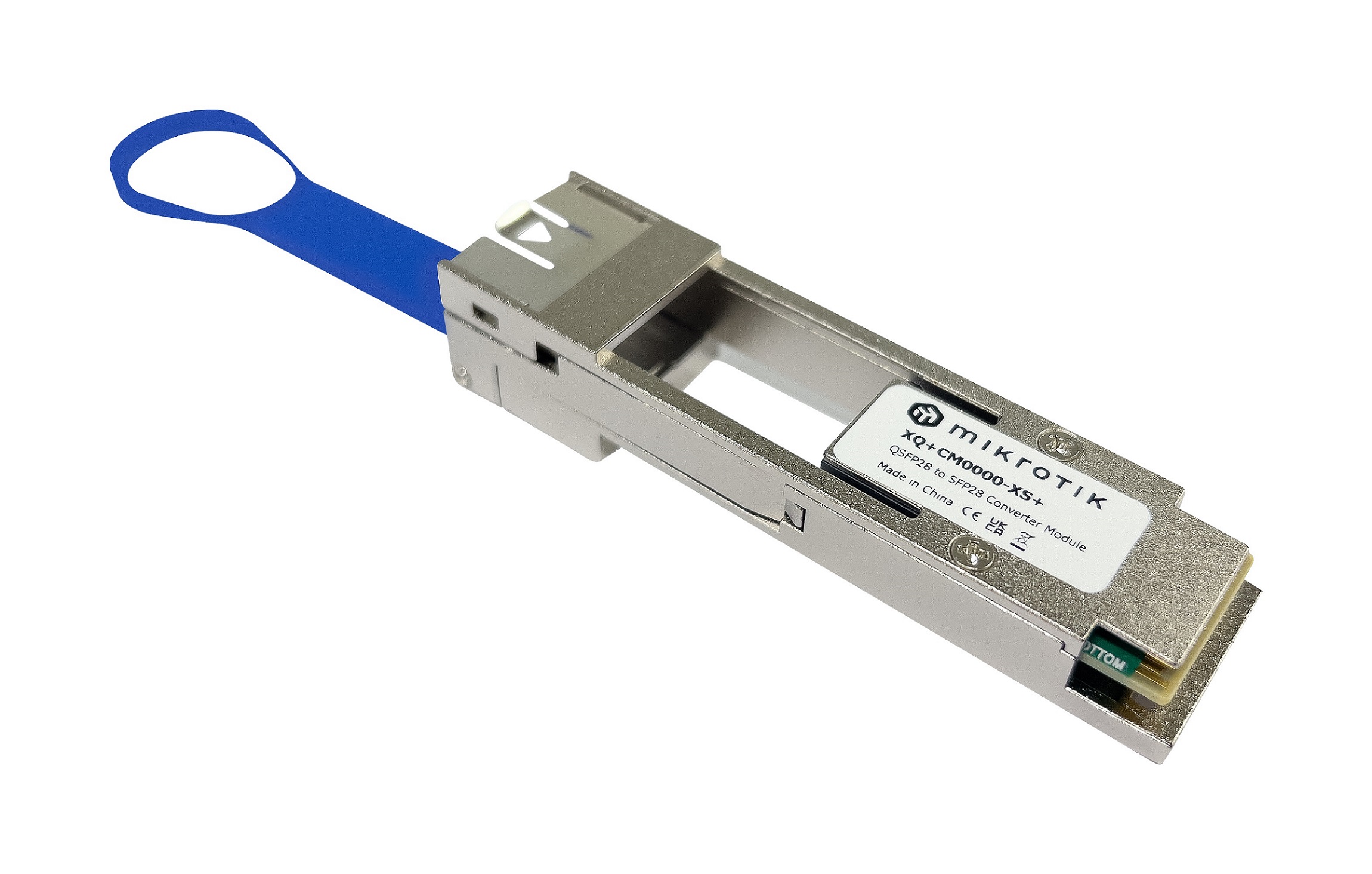 MikroTik XQ+CM0000-XS+,100G QSFP28 to 25G SFP28 adapter