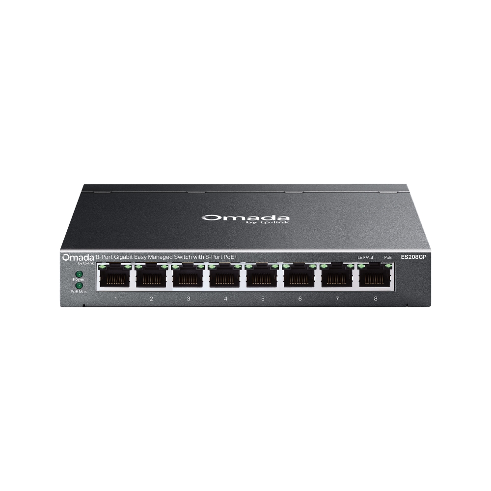TP-link ES208GP 8xGb Easy Man.switch Omada
