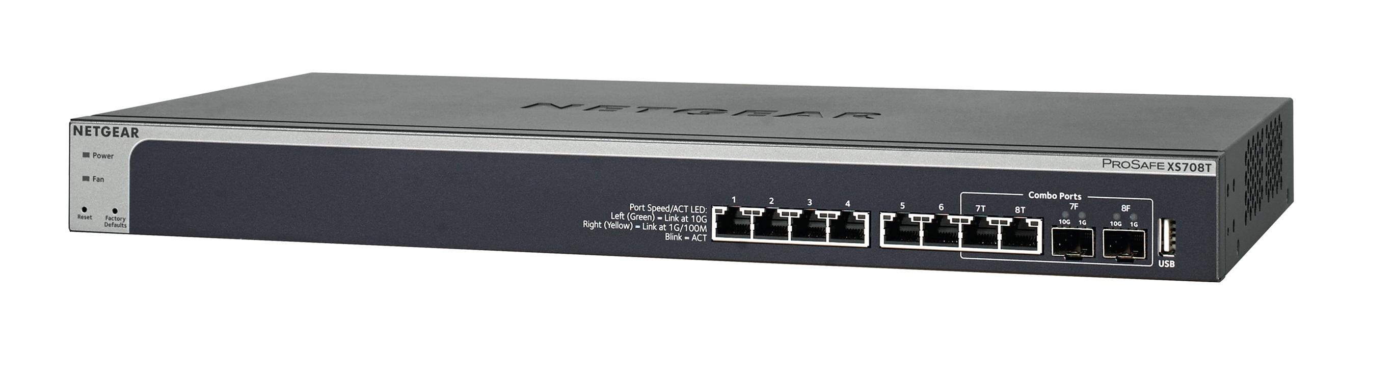 Obrázok NETGEAR 8PT 10G SMART MANAGED SWITCH