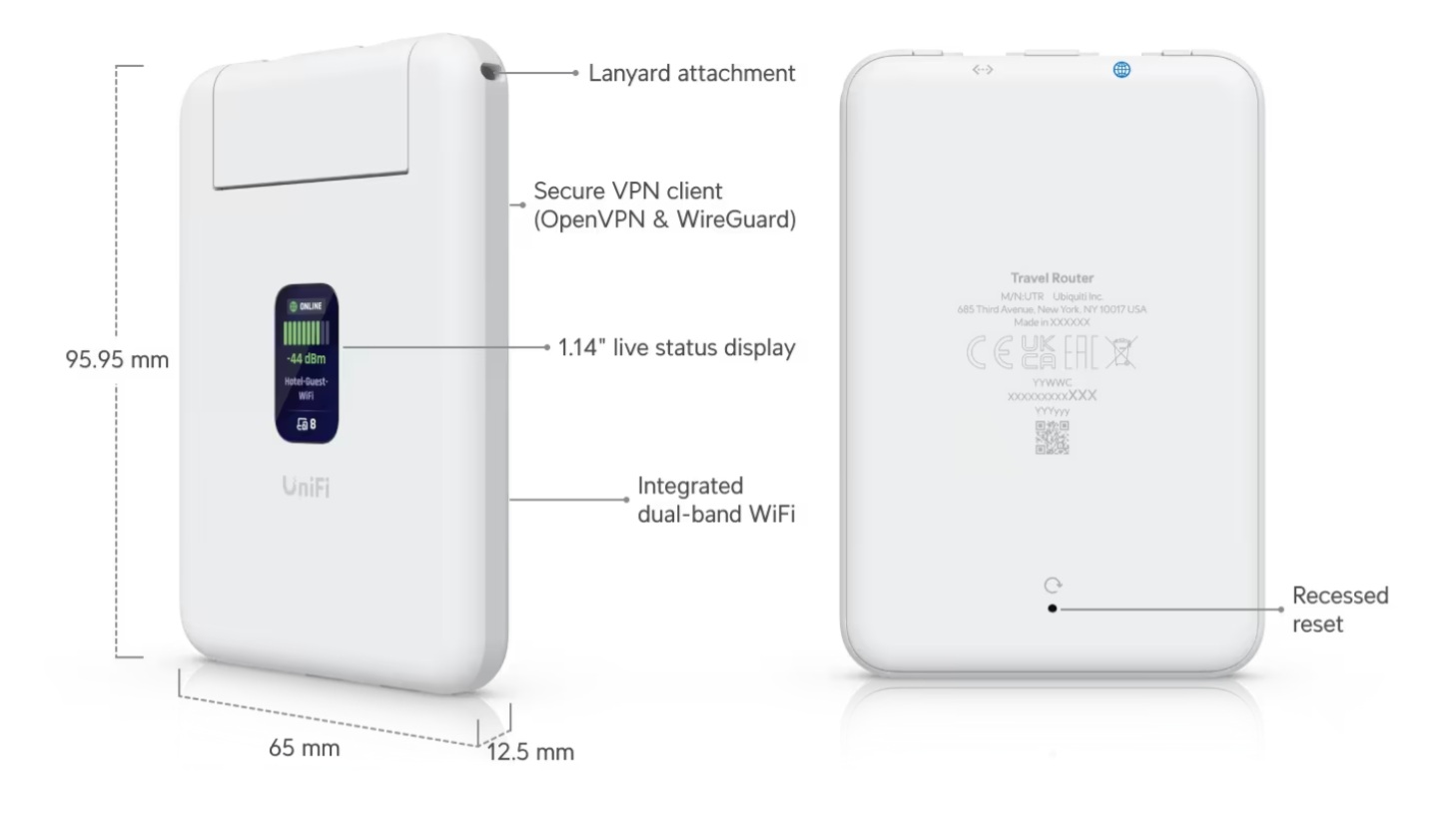 Ubiquiti UTR, UniFi Travel Router