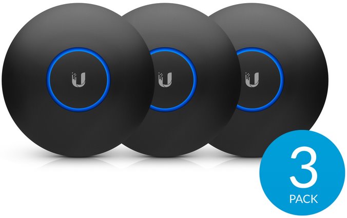 Ubiquiti kryt pro UAP-nanoHD, U6 Lite a U6+, černý motiv, 3 kusy