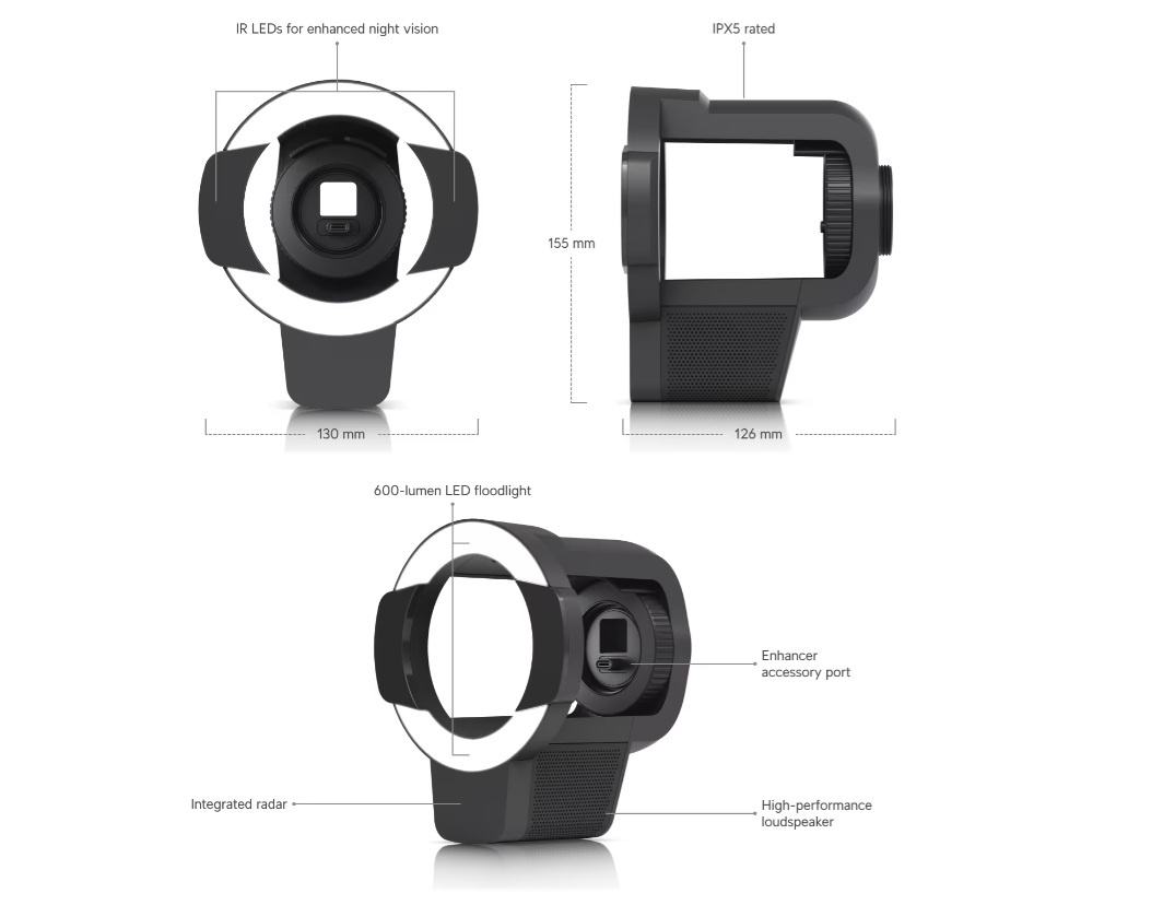 Ubiquiti UACC-Pro-Bullet-Enhancer-B, Pro Bullet Enhancer, černá