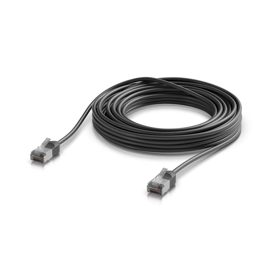 Ubiquiti UACC-Cable-Patch-Outdoor-C6A-8M-BK, UniFi Premium Patch Cable Outdoor, 8m, černá
