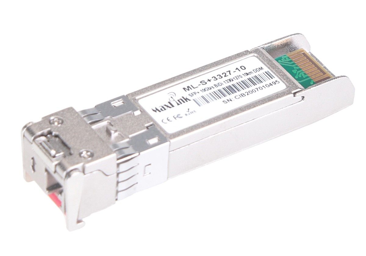 MaxLink 10G SFP+ optický modul, WDM(BiDi), SM, Tx 1330/Rx1270nm, 10km, 1x LC konektor, DDM