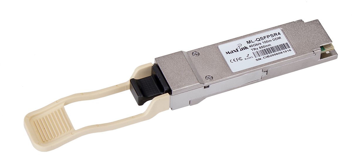 MaxLink 40G QSFP+ SR4 optický modul, 100m, 850nm, MPO-12, MM