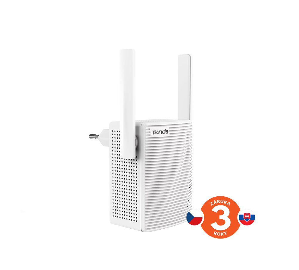 Tenda A18 - WiFi Range Extender AC1200 Dual Band, opakovač 1200 Mb/s, 1x LAN 100 Mb/s, WPS, 2x 2dBi