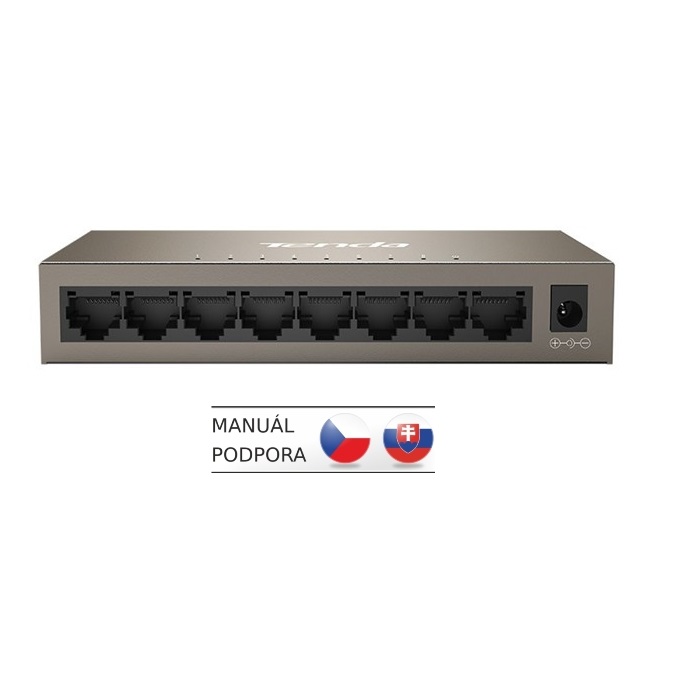 Obrázok Tenda TEG1008M 8-portový Gigabit Ethernet Switch, 10/100/1000Mbps, Kov