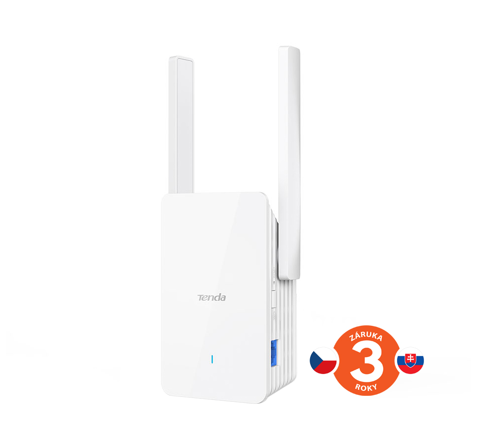 Tenda A27 - WiFi Range Extender AX1800 WiFi 6, opakovač 1775 Mb/s, 1x GLAN 1 Gb/s, WPS,2x 5dBi, WPA3