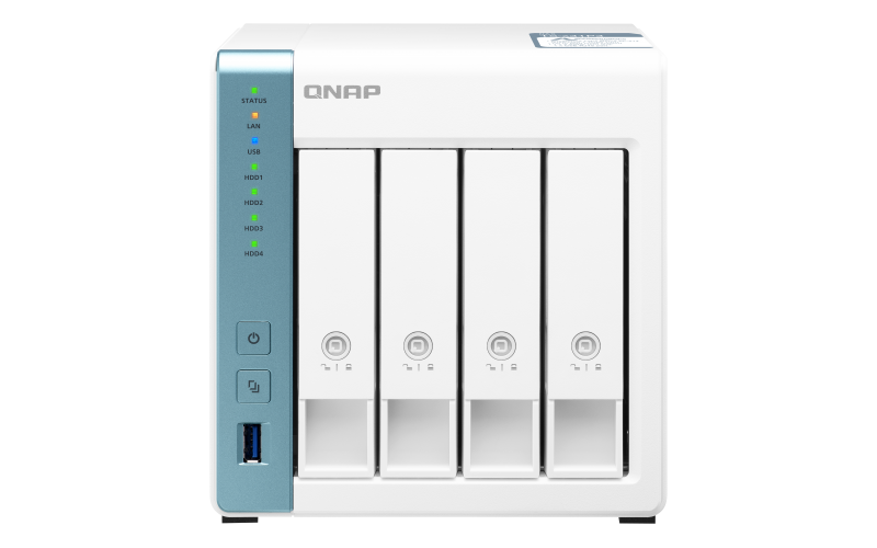 Obrázok QNAP TS-431P3-4G (1,7GHz / 4GB RAM (až 8GB RAM) / 4x SATA / 1x GbE  / 1x 2,5GbE / 3x USB 3.2) TS-431P3-4G