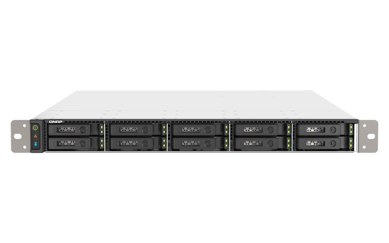 QNAP TS-h1090FU-7302P-256G (AMD EPYC, 256GB ECC RAM, 10x 2,5'' U.2/SATA, 2x PCIe, 2x 2,5GbE, 2x25GbE)