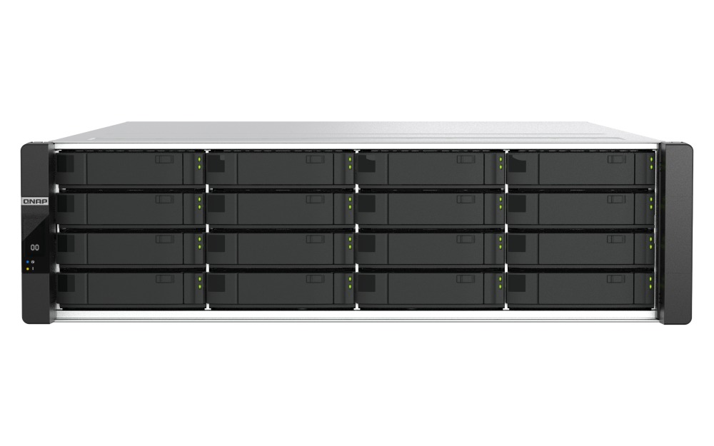 QNAP ES1686dc-R2-2123IT-64G (Duální řadič, 2x Xeon, 2x 32GB RAM, 16x 3,5'' SAS, 6x GbE, 8x 10Gb SFP+)