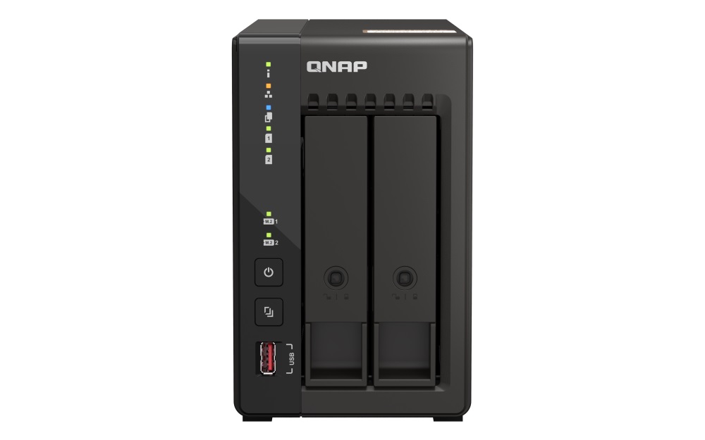 QNAP NVR QVP-21C (4core 2,6GHz, 8GB RAM, 2xSATA, 2x2,5GbE, 2xM.2 slot, 2xHDMI, kamery: 8 (max 16)