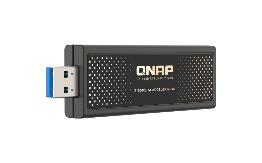 QNAP QAI-U100 - Rockchip RK1808 Cortex-A35 1.6GHz, 3 Tops NPU, USB3.2 Gen1 AI accelerator