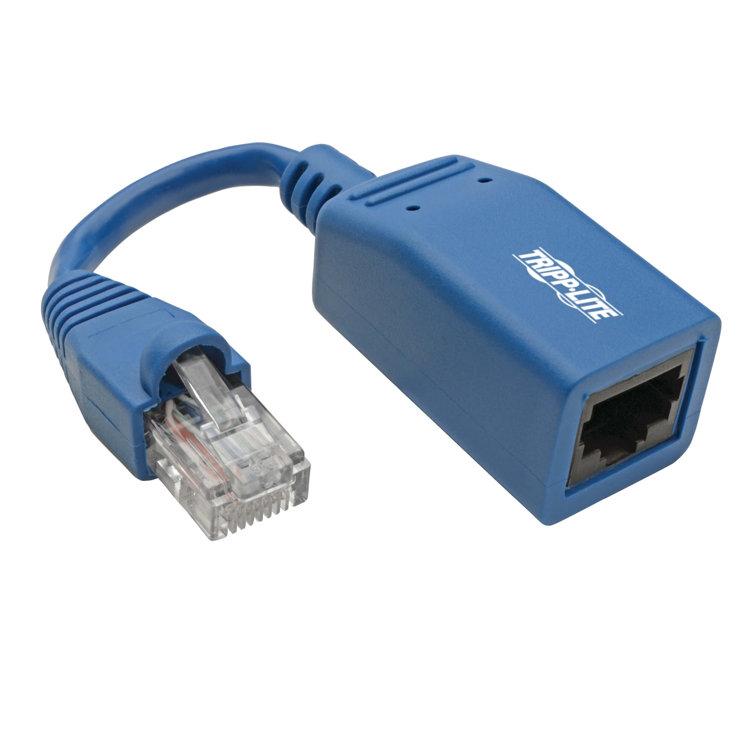 Tripplite Adaptér Ethernet Cable / Cisco Console Rollover Cable (RJ45 Samec/Samice), modrá, 12.7cm