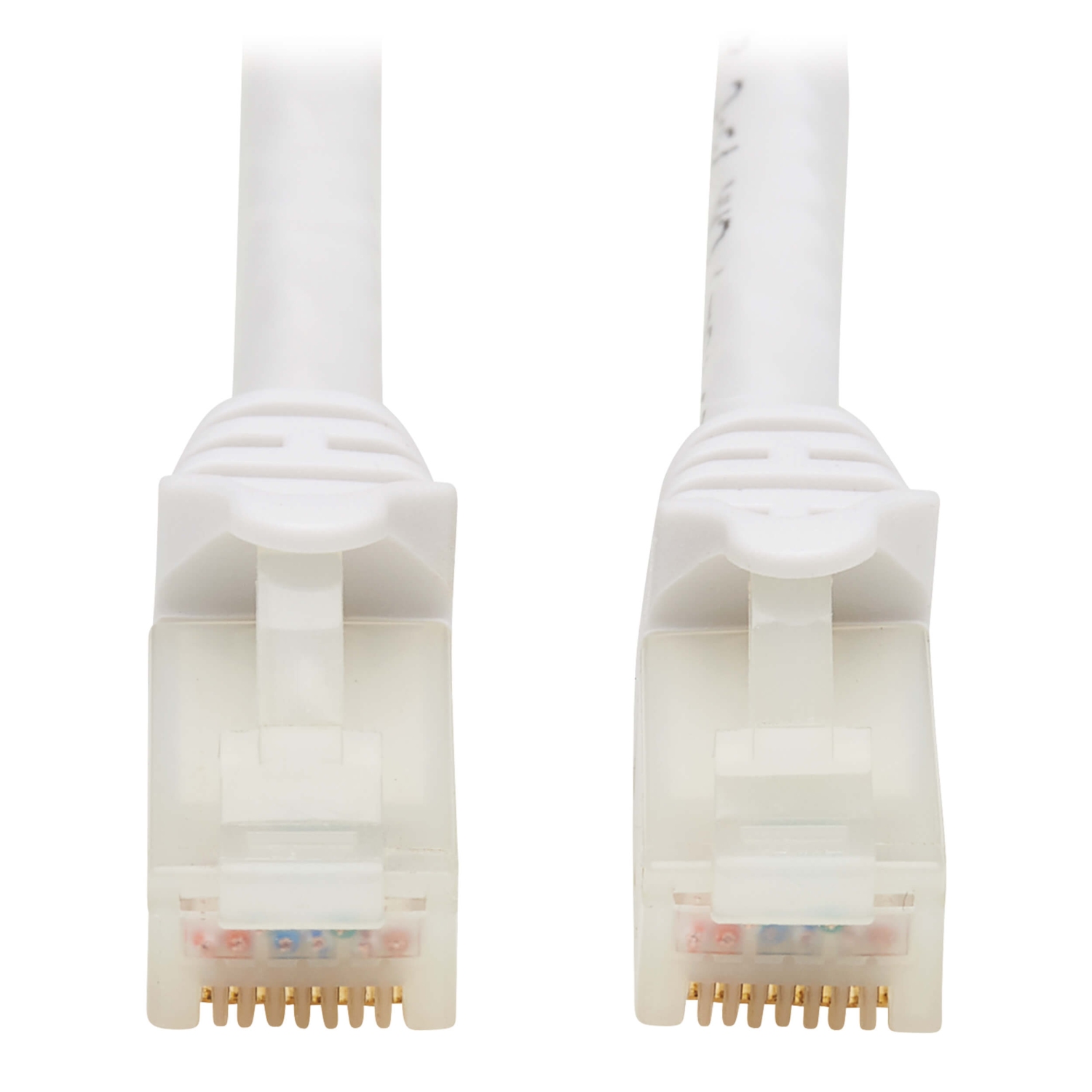 Tripplite Ethernetový kabel Cat6a 10GSnagless UTP,PoE,(RJ45 Samec/Samec),Antibakt.Safe-IT,bílá,2.13m