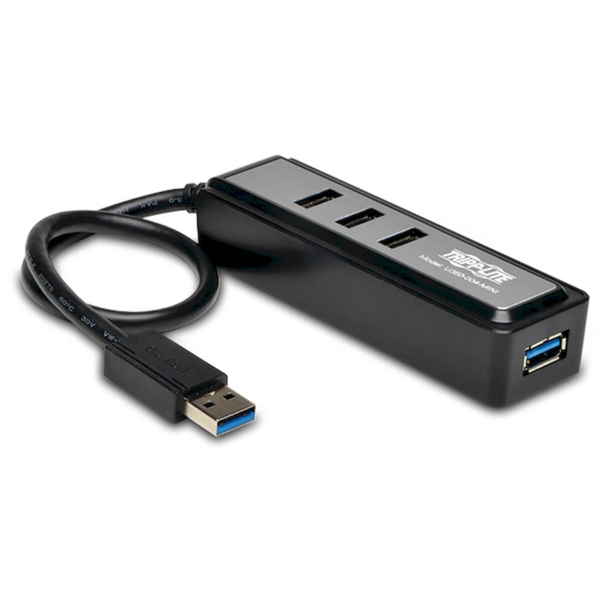 Tripplite Rozbočovač 4x USB 3.0 SuperSpeed, malý, přenosný