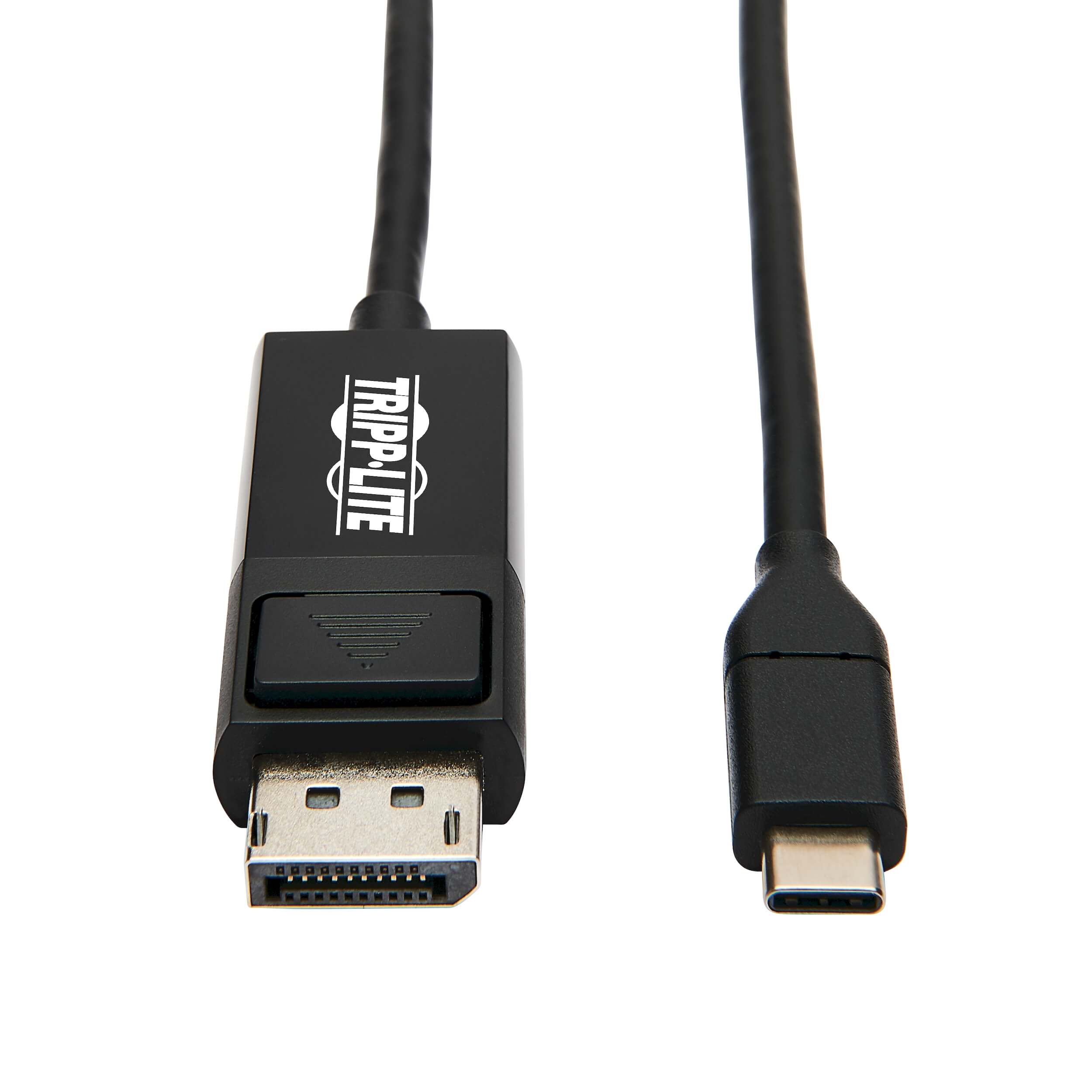 Tripplite Adaptér USB-C / DisplayPort, uzamykatelný konektor, 4K 60Hz, HDR (Samec/Samec), kabel 1.8m