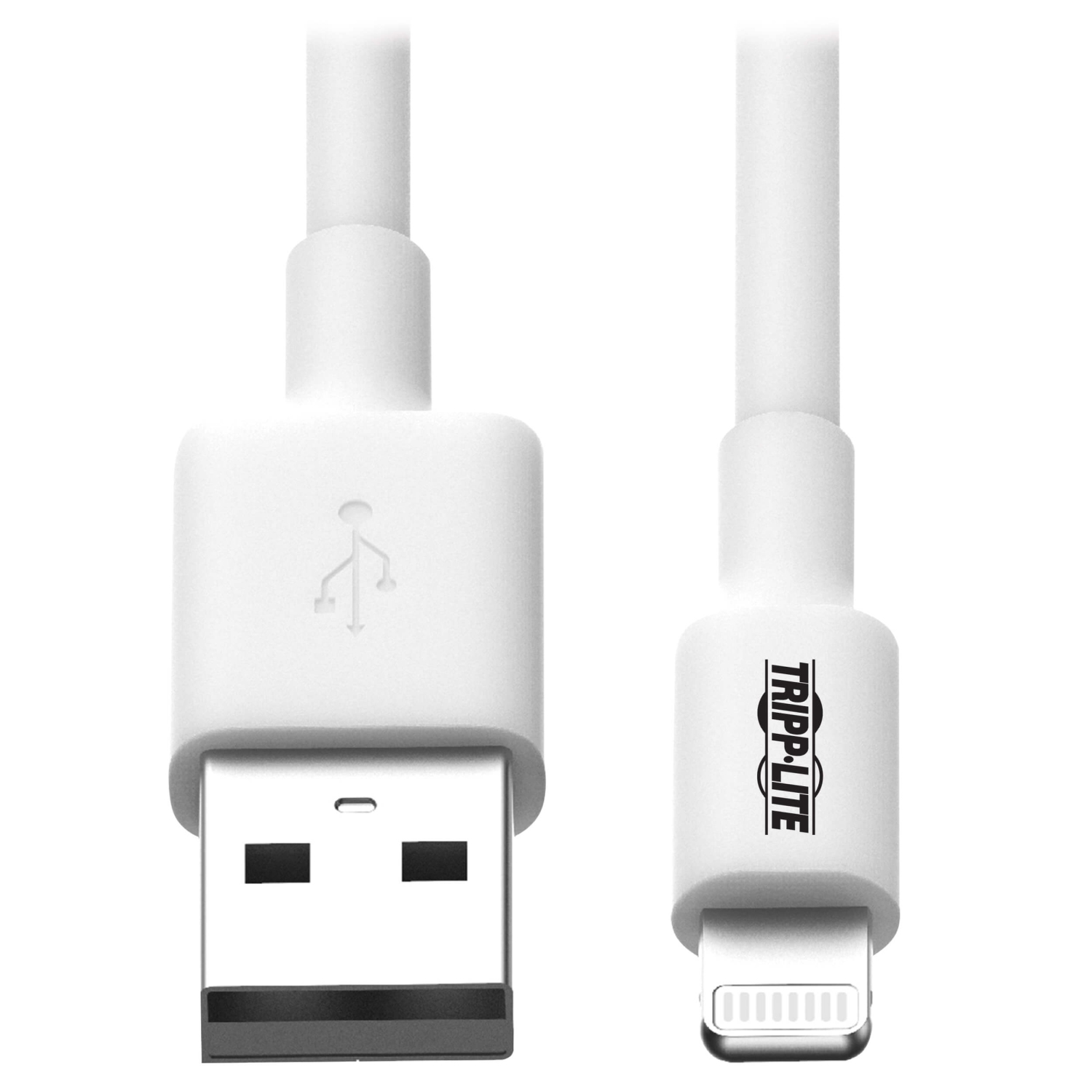 Kabel USB-A 2.0 / Lightning Synchronizace/Nabíjení, MFi Certified, Samec/Samec, bílá, 1.83m