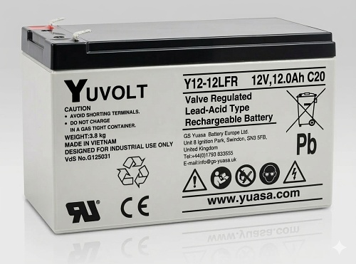 Yuasa YUVOLT Y12-12FR F2 VdS (12V, 12Ah)