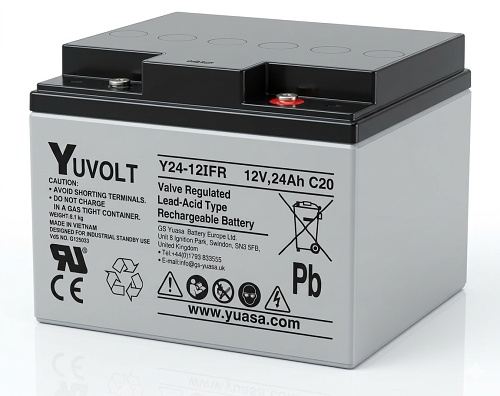 Yuasa YUVOLT Y24-12FR VdS (12V, 12Ah, M5)