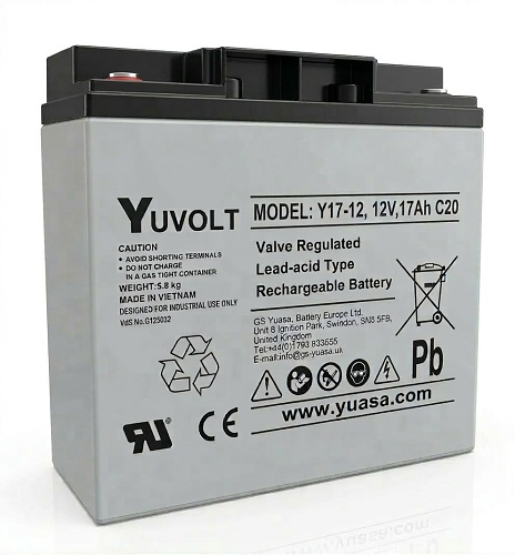 Yuasa YUVOLT Y17-12FR M5 VdS (12V, 17Ah)