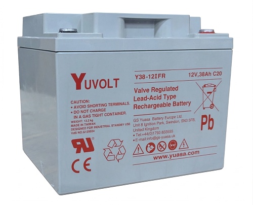 Yuasa YUVOLT Y38-12FR VdS (12V, 38Ah, M5)