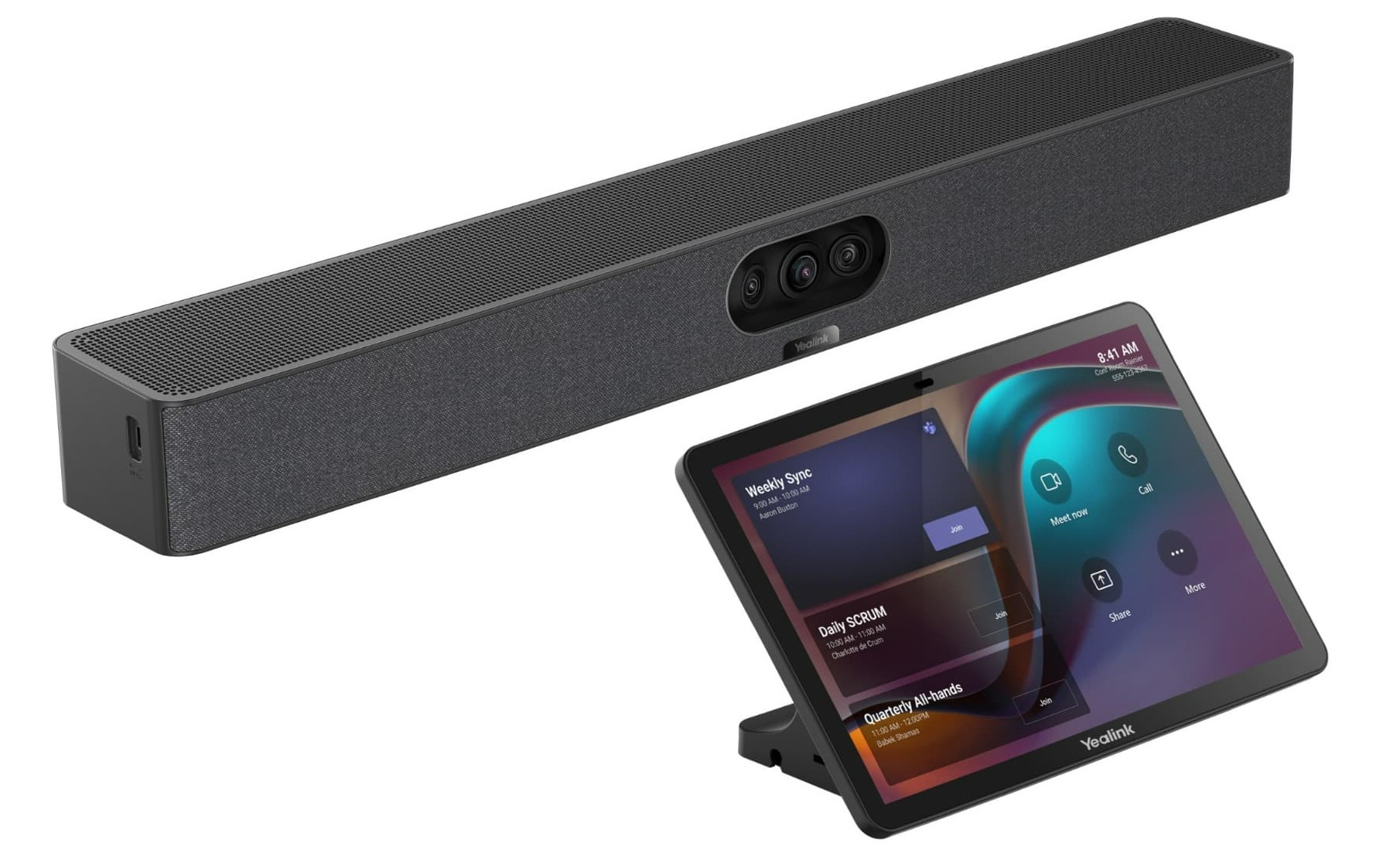 Yealink A25-031 MeetingBar, 3x4K kamery, Android, 8x MEMS, Microsoft MDEP, dotykový tablet