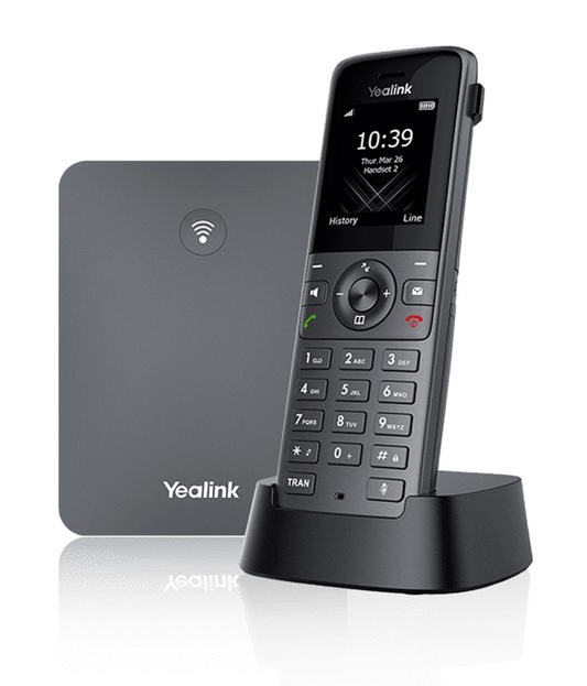 Yealink W73P, IP DECT báze+ručka, PoE, 1,8'' bar.disp., až 10 ruček