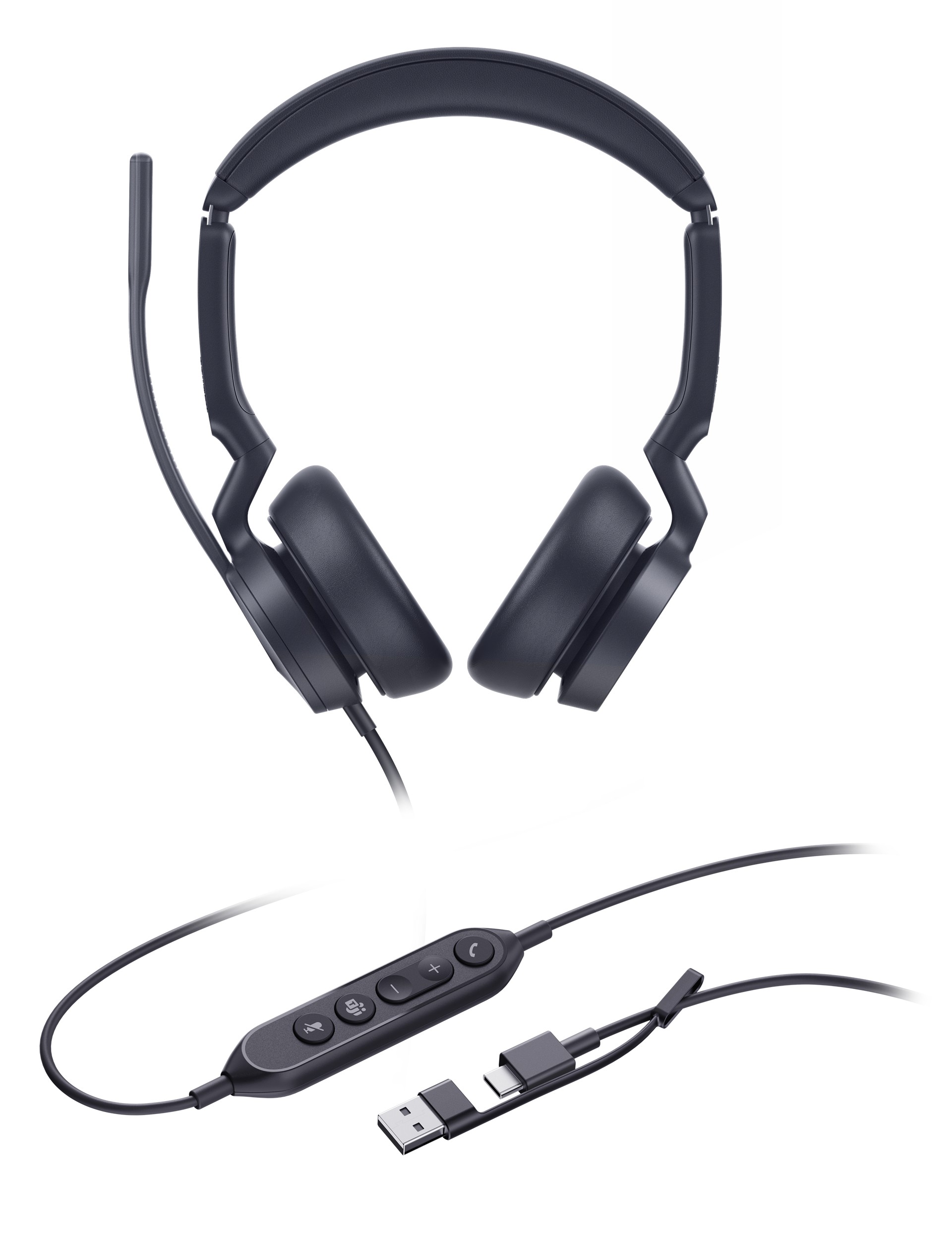 Yealink UH46 Dual Teams USB-C/A, náhlavní souprava
