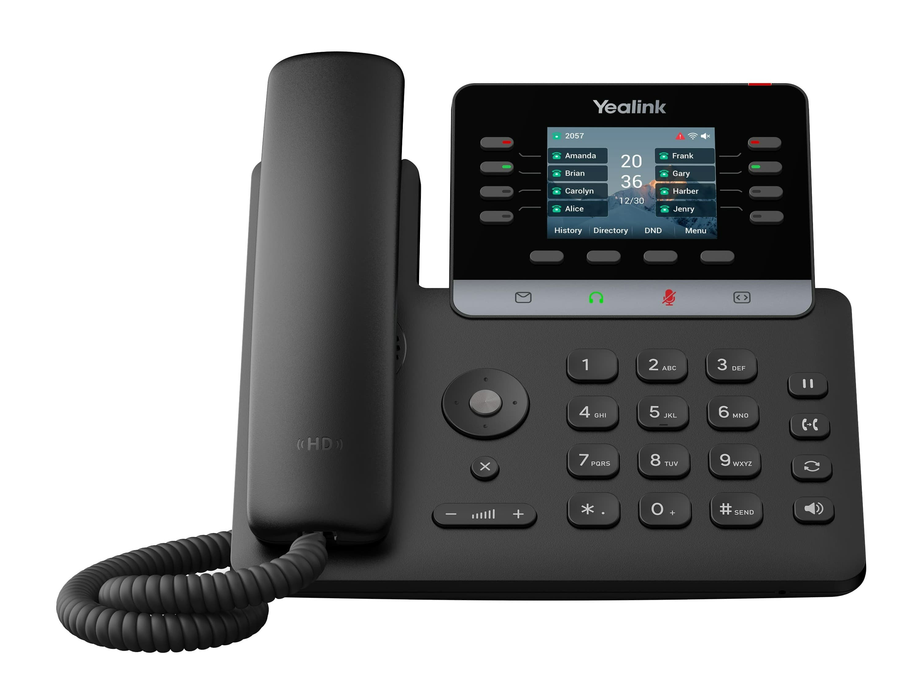 Yealink SIP-T73W SIP telefon, PoE, 2,8''bar. LCD, GigE, 12 SIP účtů, BT, Wi-Fi 6