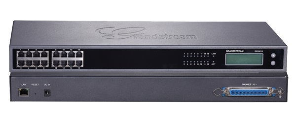 Obrázok Grandstream Analog Gateways GXW4216 [16xFXS pro analogový telefon/fax, 1xGigabit Ethernet ], GXW4216