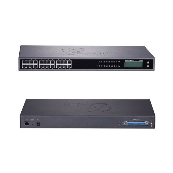 Obrázok Grandstream GXW4224, VoIP, SIP, 24x FXS, 1x Gbit LAN, grafický displej, 2x RJ21, rack PV168481