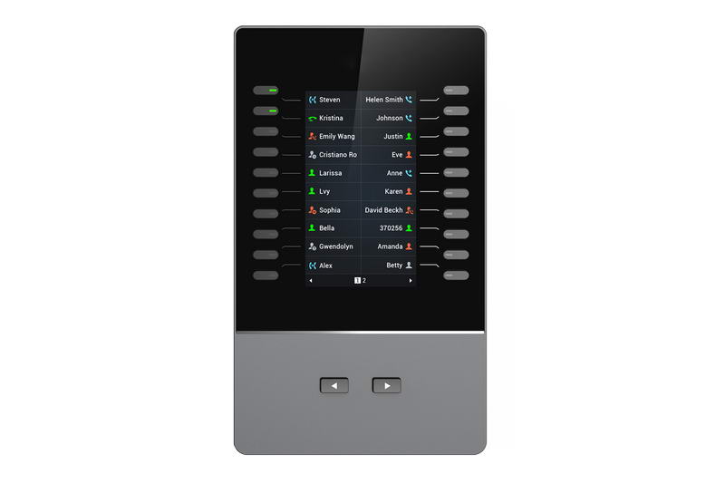 Grandstream GBX20 rozšiřují modul, 4,3'' displej, 2 str. x 20 BLF tl.