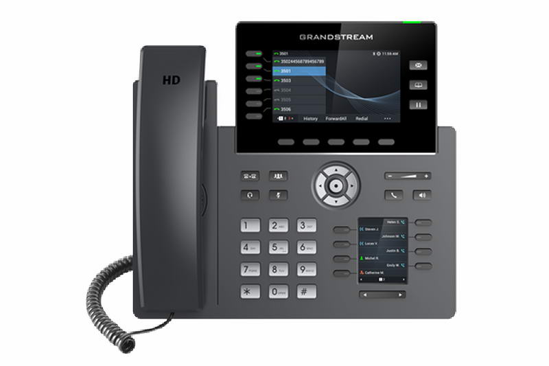 Obrázok Grandstream GRP2616 SIP telefon, 2xdisplej, 4.3