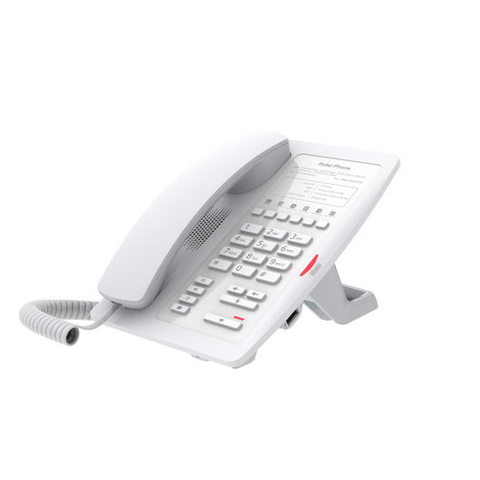 Fanvil H3 hotelový SIP bílý telefon, 2SIP, bez displ., progr. tl., USB, PoE